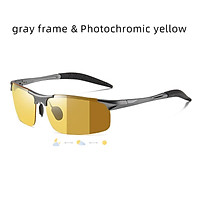 Khung Nhôm Lái Xe Kính Mát Nam Phân Cực Thể Thao Kính Chống Nắng Nam UV400 Polaroid Retro Kính Mát Chống Chói Kính Vintage sunglasses men sun glasses