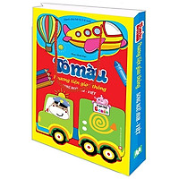 Túi Tô Màu Phương Tiện Giao Thông (Song Ngữ Anh-Việt) Trọn Bộ 6 Cuốn