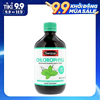 Nước diệp lục hỗ trợ thanh lọc, thải độc cơ thể Swisse Chlorophyll Spearmint Flavour Liquid (500ml) - Nhập khẩu Australia
