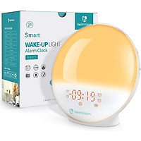 Đồng hồ báo thức thông minh kết hợp đèn ngủ và đài FM HeimVision Sunrise A80S