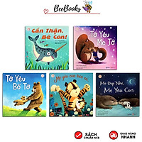 Bộ Sách I LOVE Dành Cho Bé Từ 2-6 Tuổi- Trọn bộ 5 cuốn SÁCH HAY CHO BÉ TRƯỚC GIỜ ĐI NGỦ