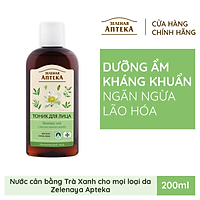 Nước cân bằng toner Zelenaya Apteka "Trà xanh" dành cho mọi loại da 200ml
