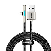 Dây Cáp Nylon Baseus Kiểu Chữ T Type-C Có Đèn LED Cho Xiaomi / Huawei Super Charge(4A 40W)