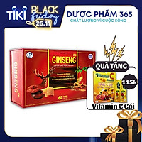 GINSENG TD - Viên uống Nhân Sâm Bồi bổ sức khỏe, tăng cường thể lực, tăng cường sức đề kháng, nâng cao hệ miễn dịch, giúp ăn ngon, tiêu hóa tốt, tăng cường hấp thu (Hộp 60 viên)
