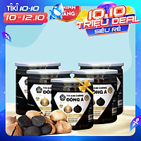 Tỏi Đen Cô Đơn - Combo 4 Hộp Tỏi đen Kim cương Đông Á 200g + Tặng 1 Hộp Tỏi cùng loại