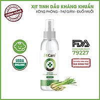 Xịt sát khuẩn Sả Chanh 24Care