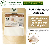 Bột Cám Gạo Nguyên Chất UMIHOME (35g) Dưỡng da loại bỏ mụn, tẩy da chết hiệu quả tại nhà