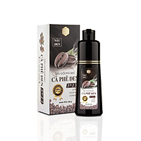 DẦU GỘI PHỦ BẠC CÀ PHÊ ĐEN MỘC NHU - MÀU NÂU ĐEN