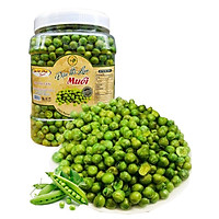 ĐẬU HÀ LAN RANG MUỐI SẤY GIÒN THƯƠNG HIỆU TÂN LỘC PHÁT - HŨ NHỰA 500G