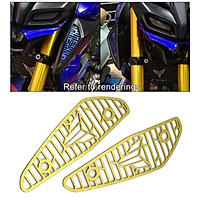 2pcs Motorcycle Air Intake Cover Guard For Yamaha MT-15 18-20 Black