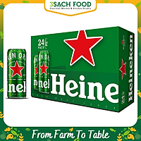[Chỉ Giao HCM] - Thùng Bia Heineken Sleek 24 lon (Lon 330Ml)