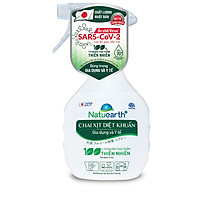 Chai xịt diệt khuẩn Natuearth Plus 410 ml - Dùng trong gia dụng và y tế (Hiệu quả ức chế Virus SARS CoV 2 được kiểm nghiệm)