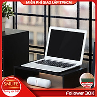 Kệ để bàn gỗ hiện đại SMLIFE Angela - Màu Đen - Size S