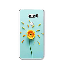 Ốp lưng dẻo cho điện thoại LG V30 - 0468 SUNFLOWER02 - Hàng Chính Hãng