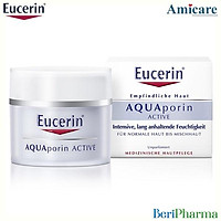 Eucerin Kem Dưỡng Cấp Ẩm Aquaporin Active 50ml
