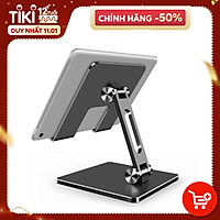 Giá Đỡ Để Bàn Điện Thoại Di Động, Máy Tính Bảng, Ipad Hợp Kim Nhôm Cao Cấp Hai Trục Xoay 180 Độ Chống Đổ Hàng Chính Hãng Tamayoko