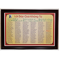 Tranh chữ- Lời dạy của Khổng Tử