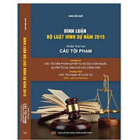 Bình luận khoa học Bộ luật Hình sự năm 2015 (Phần thứ hai – Các tội phạm), Chương XV: Các