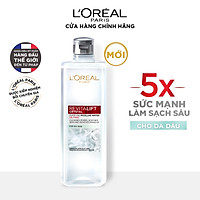 Nước tẩy trang đa năng 3-in-1 L'Oreal Paris Micellar kiềm dầu cho làn da sáng mịn rạng rỡ 400ml