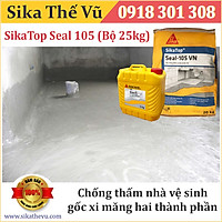 Chống thấm nhà vệ sinh gốc xi măng hai thành phần - SikaTop Seal 105 (bộ 25kg)