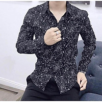 ÁO SƠ MI NAM TAY DÀI HOẠ TIẾT