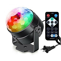 Đèn laser 6/8 mắt 64/128 hình, đèn phòng bay chiếu ánh sáng laser có điều khiển từ xa, cảm biến theo nhạc