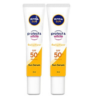 Bộ Đôi Serum Chống Nắng NIVEA Dưỡng Trắng & Phục Hồi SPF50+ PA+++ (30ml*2)