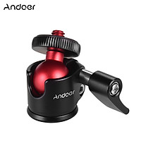 Andoer Mini Tripod Ball Head 360 Degree Swivel for DSLR CameraBlack