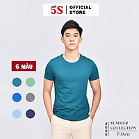 Áo Thun Nam 5S Cổ Tròn (ATSS199) Cao Cấp Trẻ Trung, Thoáng Mát N2