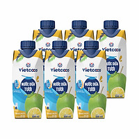 COMBO6 HỘP NƯỚC DỪA TƯƠI CHANH MUỐI UHT VIETCOCO 330ML