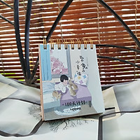 Sổ Kế Hoạch Lò Xo 100 Ngày - 100 Days Daily Planner Notebooks - Cô Gái Và Con Thỏ (10.6 x 12.4 cm)