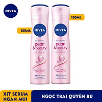 Combo 2 Xịt Ngăn Mùi NIVEA Pearl & Beauty Ngọc Trai Quyến Rũ 150ml - 83731