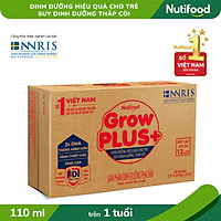 Thùng 48 hộp Sữa Bột Pha sẵn GrowPLUS+ Suy Dinh Dưỡng 110ml