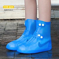 【Quần áo SF】Waterproof Shoe Cover Men's Shoe Cover Women's Rainy Day Water Resistant Protective Boots \N Thick Non-Slip Wear-Resistant Foot Sleeve Rain Boots mbiJ