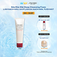Sữa Rửa Mặt Tạo Bọt Làm Sạch Sâu Shiseido Deep Cleansing Foam (125ml) - 14528