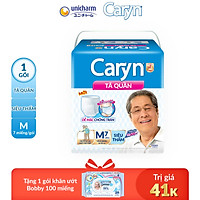 Tã Quần Người Lớn Caryn Siêu Thấm M07 (7 miếng) + Tặng thêm 1 bịch khăn ướt Bobby không hương 100 miếng