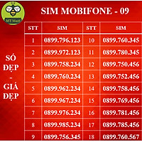 SIM SỐ ĐẸP MOBIFONE SẢNH TIẾN - SỐ DỄ NHỚ, SIM PHONG THỦY - LIST 8- SIM MỚI, ĐĂNG KÝ ĐÚNG CHỦ ONLINE - Hàng Chính Hãng