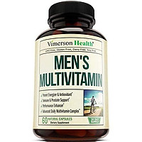 Thực phẩm chức năng bổ sung vitamin tổng hợp hàng ngày cho nam giới. Chống oxy hóa, sức khỏe miễn dịch. 60 viên