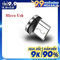 Dây cáp sạc nam châm xoay 360 Micro USB, Type C sạc nhanh không nóng máy tương thích nhiều điện thoại