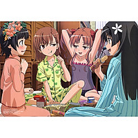 Poster A4 dán tường Anime, decal 21x30 trang trí có keo A Certain Scientific Railgun Wallpapers (12).jpg