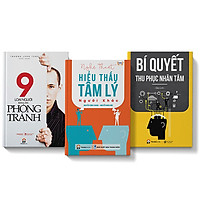 Combo 3 cuốn sách Nghệ thuật hiểu thấu tâm lý người khác + 9 loại người cần phòng tránh +