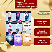 Mặt nạ giấy dưỡng ẩm, dưỡng trắng da Hàn Quốc Foodaholic Mask (Vitamin A,B,C,D,E,K, Ngọc Trai, Tổ yến)