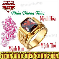 Nhẫn Phong Thủy Nam | Nhẫn Nam Phong Thủy Titan NMHOA, NMKIM, NMTHO