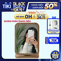 Gương Soi Để Bàn Trang Điểm Gỗ Mini BEYOURs - Phấn Mirror Nội Thất Decor Phòng Ngủ