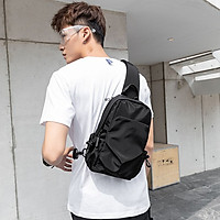 Túi Đeo Chéo Nam Thể Thao Chống Nước Thời Trang YOURWISH TD30 Thiết Kế Balo 1 Quai Đeo Vai Lưng Bụng Bao Tử Vải Đen Mềm Mịn Cao Cấp Phù Hợp Nam Nữ Không Nhăn Xù Màu Đen Nhiều Ngăn Túi Basic Phong Cách Hiện Đại