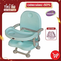 Ghế ngồi ăn dặm cho bé - gập gọn dùng gia đình, đi du lịch điều chỉnh độ cao MASTELA 1013 - BPA FREE tiêu chuẩn Châu Âu - Tặng yếm ăn dặm