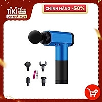 Súng Massage Suteki KS-1903 4 Cấp Độ - Tặng Kèm 4 Đầu Massage & Máy Massage Cầm Tay Mini