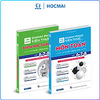 Combo cẩm nang chinh phục kiến thức môn Toán, Khoa học tự nhiên khối THCS