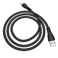 Cáp sạc dẹt chuẩn Lightning Hoco, hỗ trợ sạc nhanh 2.4A, chất liệu TPE siêu bền, hạn chế rối, dài 100cm dành cho iPhone XS max/iPhone 11/iPhone 11 Pro max, X40 - Hàng chính hãng