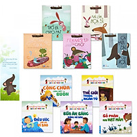 Combo 2 bộ truyện hay cho thiếu nhi: 1- Chuyện Ở Rừng Vi Vu (5 cuốn), 2- Bộ Truyện Thiếu Nhi “Hạt giống tâm hồn” (5 cuốn) (Tặng kèm bookmark danh ngôn hình voi)